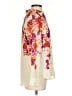 Rose + Olive Floral Ivory Long Sleeve Blouse Size S - photo 4