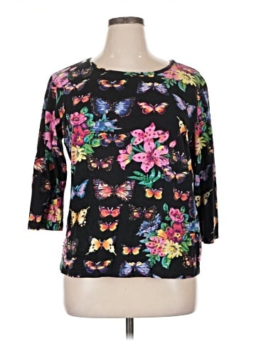 Collections etc. 3/4 Sleeve T-Shirt (view 1)