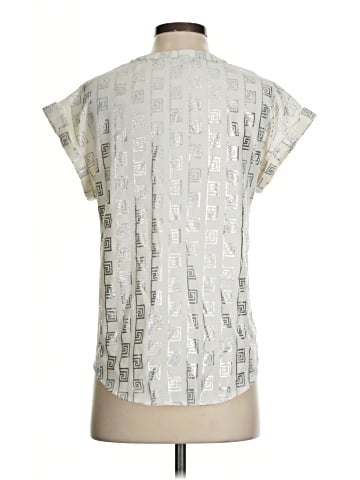 Como Black Short Sleeve Blouse (view 2)