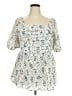 BLOOMCHIC Ivory Short Sleeve Blouse Size 18 - photo 1