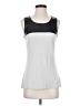Nic + Zoe Silver Sleeveless Top Size S - photo 1