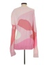 House of Sunny Color Block Pink Pullover Sweater Size S - photo 2