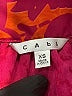 CAbi 100% Polyester Paisley Burgundy Sleeveless Blouse Size XS - photo 7