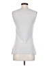 Nic + Zoe Silver Sleeveless Top Size S - photo 2