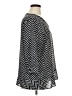 Chico's 100% Polyester Chevron-herringbone Black 3/4 Sleeve Blouse Size XL - photo 4