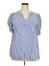 BLOOMCHIC Blue Short Sleeve Polo Size 18 - 20 - photo 1