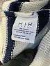 MiH 100% Wool Stripes Ivory Wool Pullover Sweater Size XS - photo 9