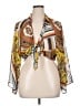 Fashion Nova 100% Polyester Brown Kimono Size 1X - photo 1