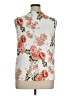 Unbranded 100% Polyester Floral White Sleeveless Blouse Size XL - photo 2