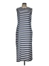 Dudley Stephens Stripes Blue Casual Dress Size L - photo 1