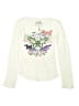 Mudd 100% Cotton Ivory Long Sleeve T-Shirt Size XS (kids) - photo 1