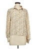 Levi's Floral Ivory Long Sleeve Blouse Size M - photo 1