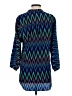Amanda Uprichard Chevron-herringbone Blue 3/4 Sleeve Blouse Size S - photo 2