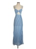Shein Stripes Blue Cocktail Dress Size XS - photo 1