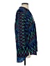 Amanda Uprichard Chevron-herringbone Blue 3/4 Sleeve Blouse Size S - photo 4