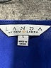 Dora Landa Blue Long Sleeve Blouse Size L - photo 7