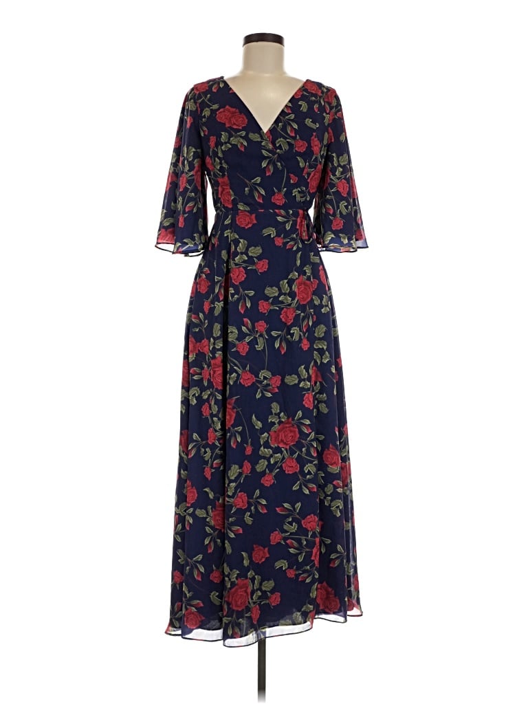 Pre-owned Fame And Partners Casual Dress In Blue