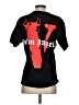 Vlone 100% Cotton Graphic Black Short Sleeve T-Shirt Size S - photo 2