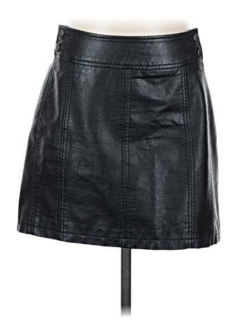 Free People Faux Leather Skirt (view 1)