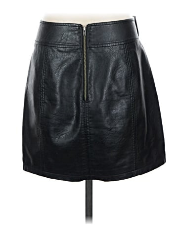 Free People Faux Leather Skirt (view 2)