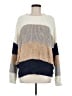 VICI Color Block Ivory Pullover Sweater Size M - photo 1