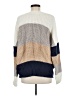 VICI Color Block Ivory Pullover Sweater Size M - photo 2