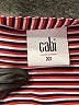 CAbi 100% Polyester Stripes Burgundy Long Sleeve Blouse Size XS - photo 7