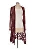 LINE 100% Polyester Burgundy Kimono Size L - photo 1