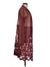 LINE 100% Polyester Burgundy Kimono Size L - photo 4