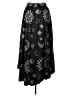 Romwe Paisley Black Casual Skirt Size L - photo 2