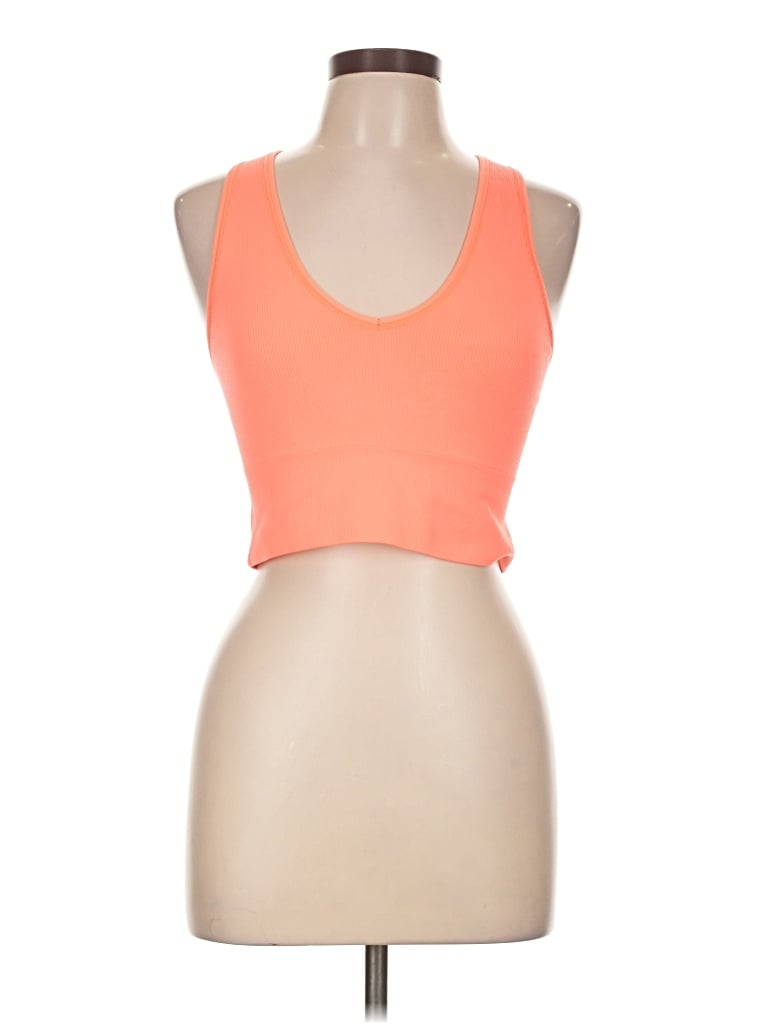 Pre-owned Athleta Sports Bra In Orange