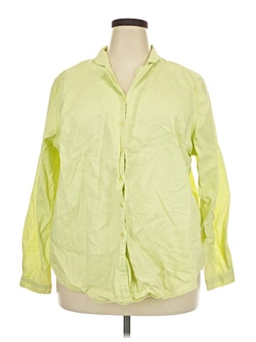 Cj Banks 3/4 Sleeve Button-Down Shirt (view 1)