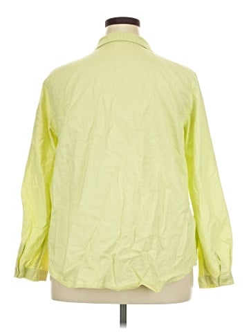Cj Banks 3/4 Sleeve Button-Down Shirt (view 2)