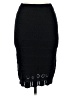 Willow & Wind Solid Black Casual Skirt Size M - photo 2