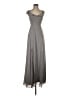 BHLDN 100% Polyester Gray Cocktail Dress Size S - photo 1
