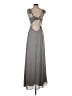 BHLDN 100% Polyester Gray Cocktail Dress Size S - photo 2