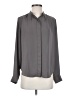 Ann Taylor 100% Polyester Gray Long Sleeve Blouse Size XXS - photo 1
