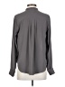 Ann Taylor 100% Polyester Gray Long Sleeve Blouse Size XXS - photo 2
