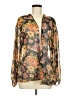 Topshop Orange Long Sleeve Blouse Size 6 - photo 1