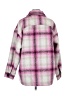 Zara Plaid Pink Coat Size M - photo 2