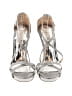 Badgley Mischka 100% Leather Silver Sandals Size 7 - photo 2