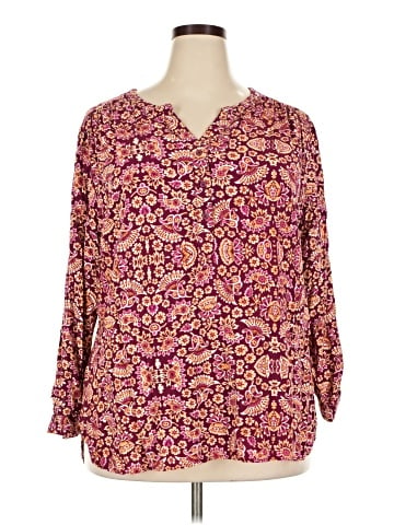 St. John's Bay 3/4 Sleeve Blouse (view 1)