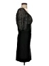 Max Studio 100% Polyester Black 3/4 Sleeve Top Size S - photo 4