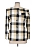 Le Suit 100% Viscose Checkered-gingham Gold Blazer Size 14 - photo 1
