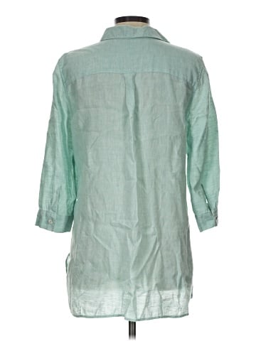 Chico's 3/4 Sleeve Button-Down Shirt (view 2)