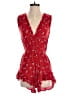 Billabong 100% Rayon Hearts Red Romper Size M - photo 1