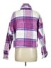 Sonoma Goods for Life 100% Polyester Plaid Purple Jacket Size M - photo 2