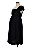 Isabel Maternity Black Casual Dress Size Med Maternity - photo 1