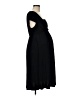 Isabel Maternity Black Casual Dress Size Med Maternity - photo 4