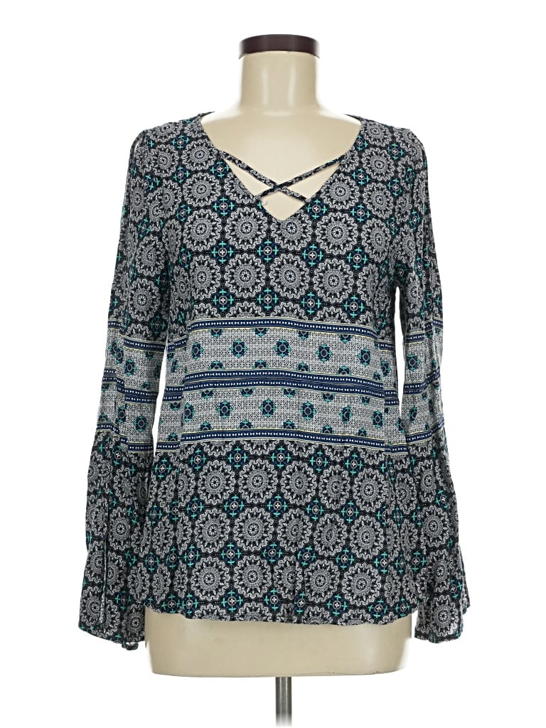 Pre-owned Entro Long Sleeve T-shirt In Teal